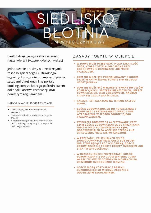 Siedlisko Blotnia Villa Mierzeszyn Buitenkant foto